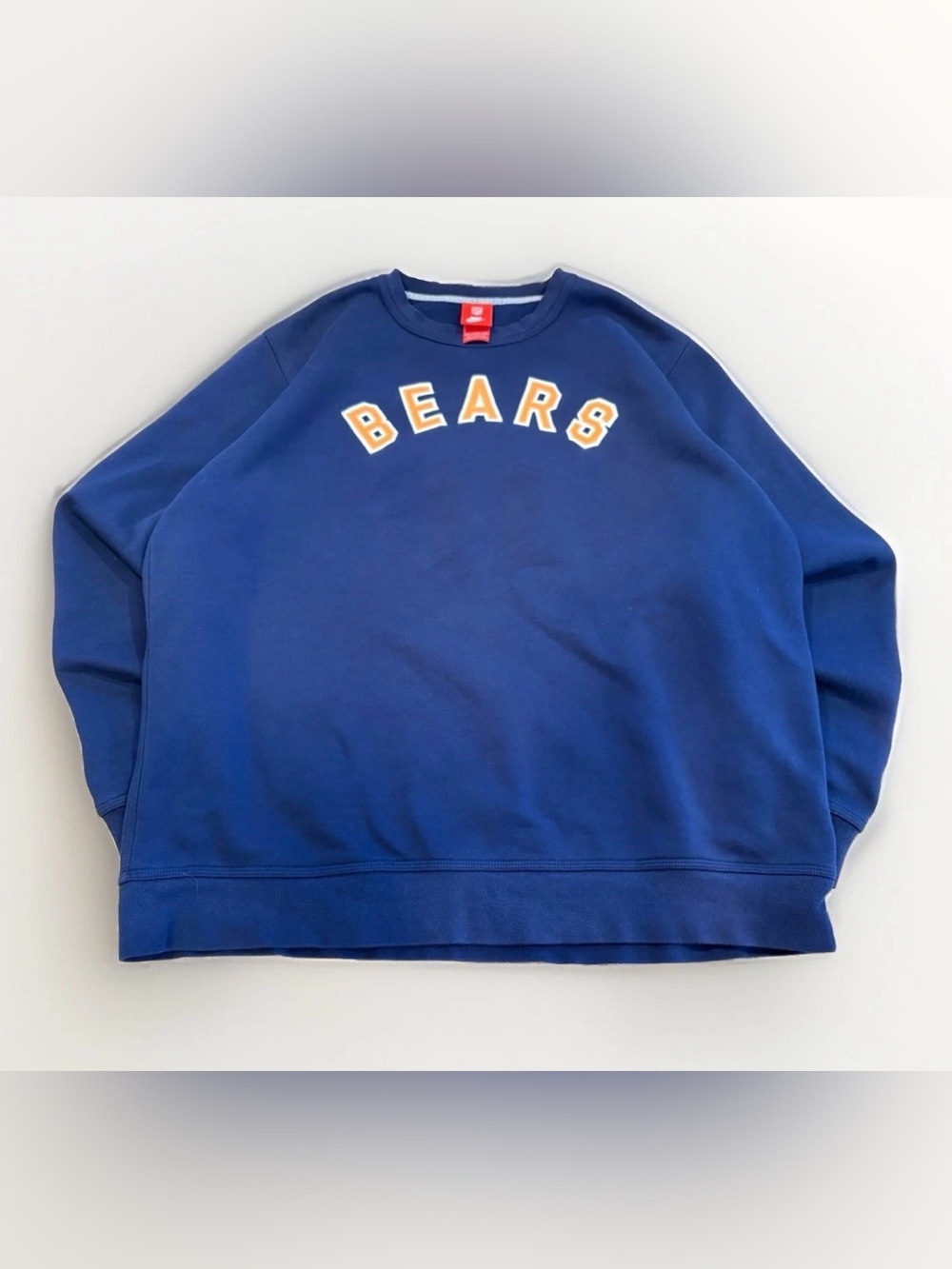 Nike Chicago Bears Crewneck Sweatshirt NFL Football Sweater Size 2XL Blue